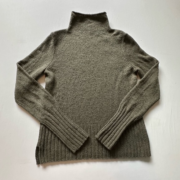 Vintage Madewell Green Donegal Inland Turtleneck Sweater - Picture 5 of 7